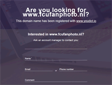 Tablet Screenshot of fcufanphoto.nl